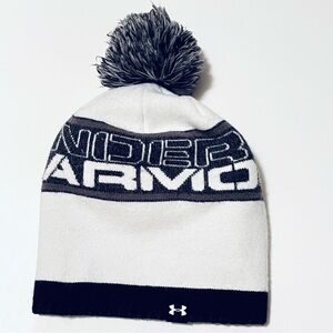 Youth OS Under Armour Black Knit Beanie